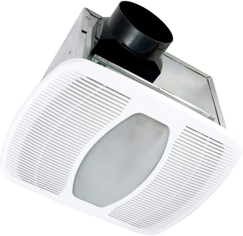 Air King ENERGY STAR Certified Quiet 100 CFM Ceiling Bathroom Exhaust Fan with LED Light