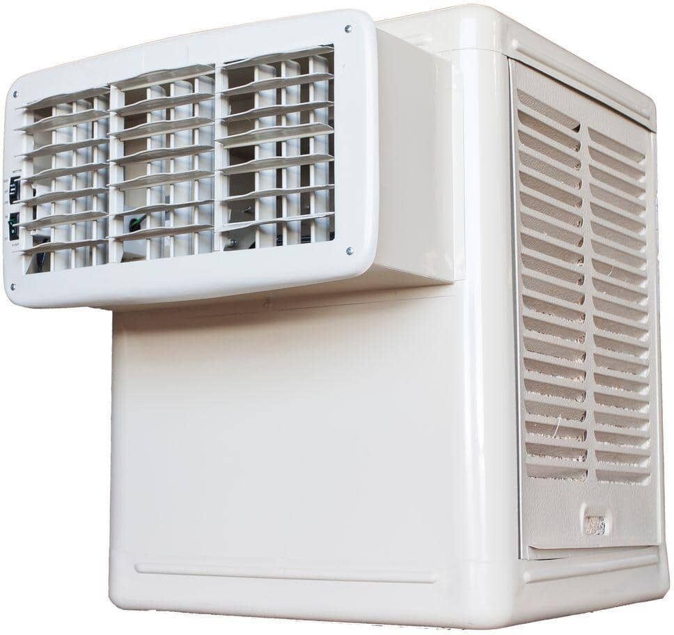 Hessaire Scratch and Dent 4,800 CFM 120-Volt 2-Speed Window Evaporative Cooler for 1,800 sq. ft. (with Motor)