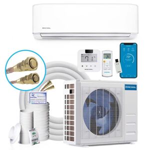 MRCOOL DIY Gen-3 34,400 BTU 16 SEER Smart Ductless Mini Split Air Conditioner and Heat Pump with 25 ft. Install Kit 230-Volt, White