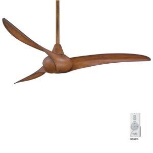 MINKA-AIRE Wave 52 in. Indoor Distressed Koa Ceiling Fan with Remote Control