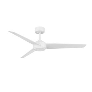 Modern Forms 54 in. Ultra Integrated LED Indoor Matte White Smart Ceiling Fan with LED Light Kit and Remote Control