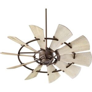Quorum INTERNATIONAL Windmill 52 in. Indoor Oiled Bronze Ceiling Fan with Wall Control