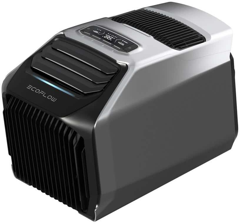 EcoFlow 5,100 BTU Portable Air Conditioner Cools 100 sq. ft. with Heater and Dehumidifier in Black