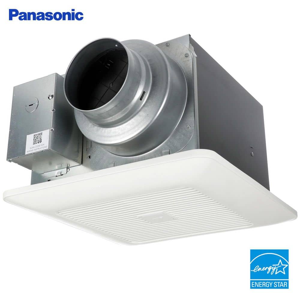Panasonic WhisperGreen Select Pick-A-Flow 50/80 or 110 CFM Exhaust Fan w/multispeed Flex-Z Fast bracket 4 or 6 in. Duct Adapter