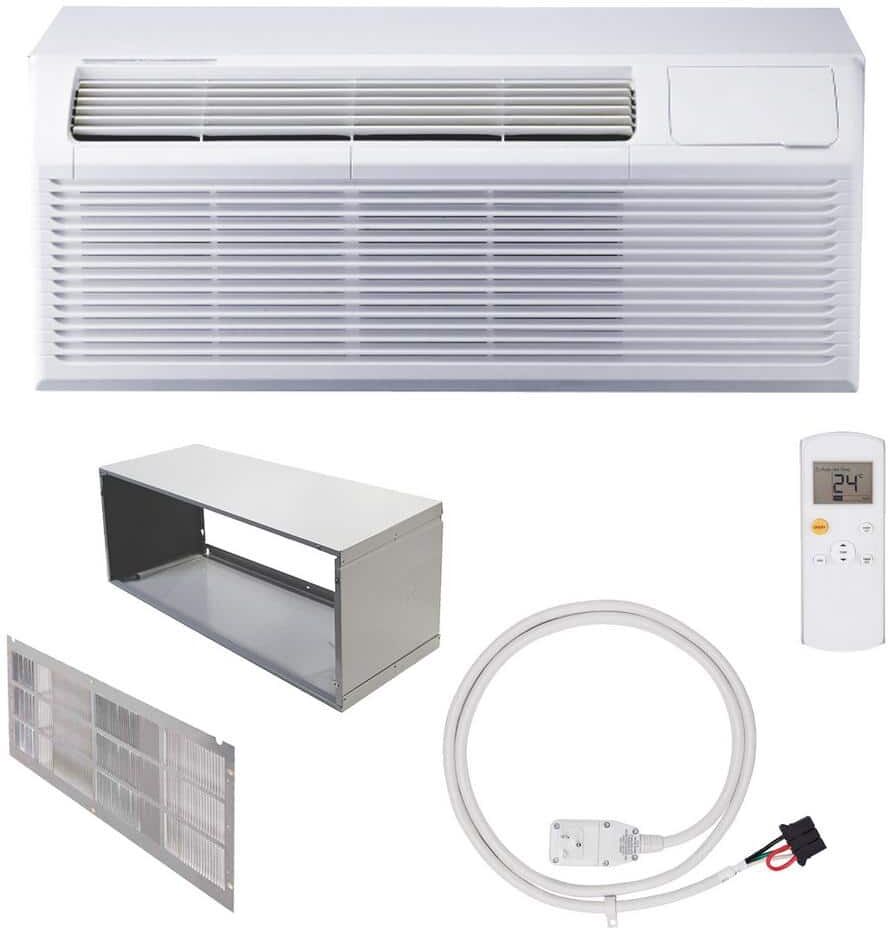 Ramsond 14,700 BTU Packaged Terminal Air Conditioning (1.25 Ton) and Pump and Backup Electrical Heater (10.6 EER) 230-Volt