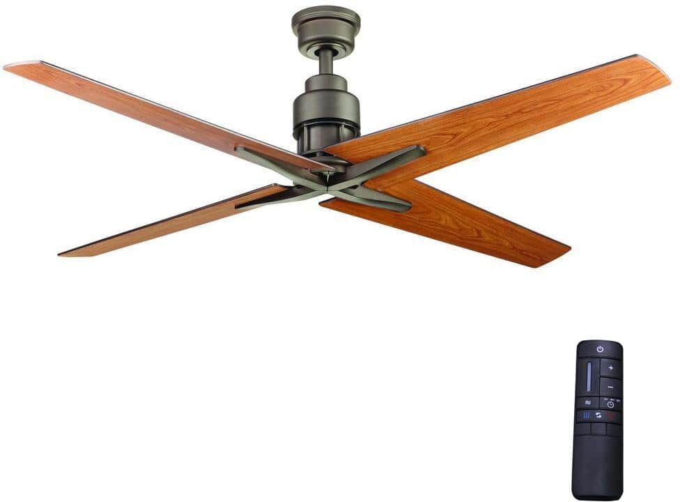 Home Decorators Collection Virginia Highland 56 in. Indoor Espresso Bronze Ceiling Fan with Remote Control