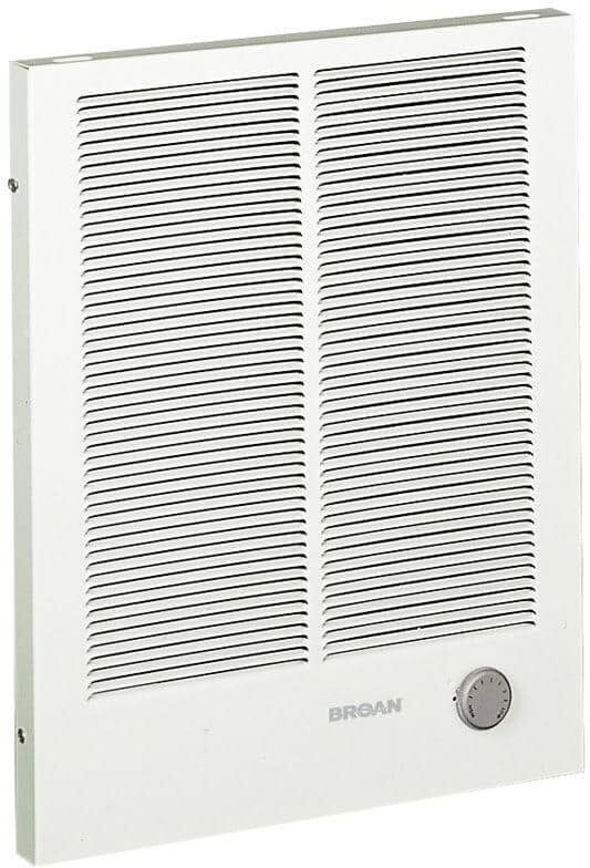 Broan-NuTone 16-13/32 in. x 20-19/64 in. 3,000-Watt High-Capacity Wall Heater in White