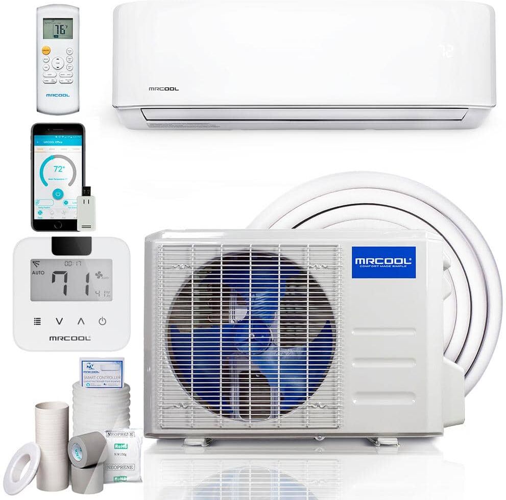 MRCOOL Advantage 3rd Gen 9,000 BTU 3/4 Ton Ductless Mini Split Air Conditioner and Heat Pump with Mini Stat 115V/60Hz