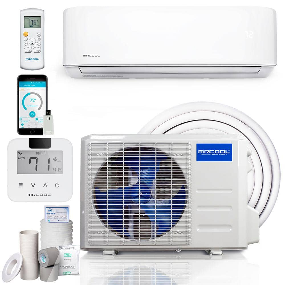 MRCOOL Advantage 3rd Gen 12,000 BTU 1 Ton Ductless Mini Split Air Conditioner and Heat Pump with Mini Stat 230V/60Hz