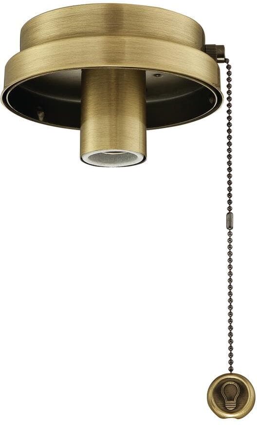 FANIMATION Antique Brass Ceiling Fan Low Profile LED Light Kit