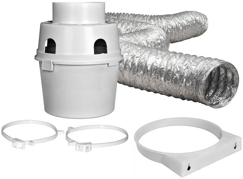 Everbilt 4 in. x 5 ft. Indoor Dryer Vent Kit with Flexible Duct