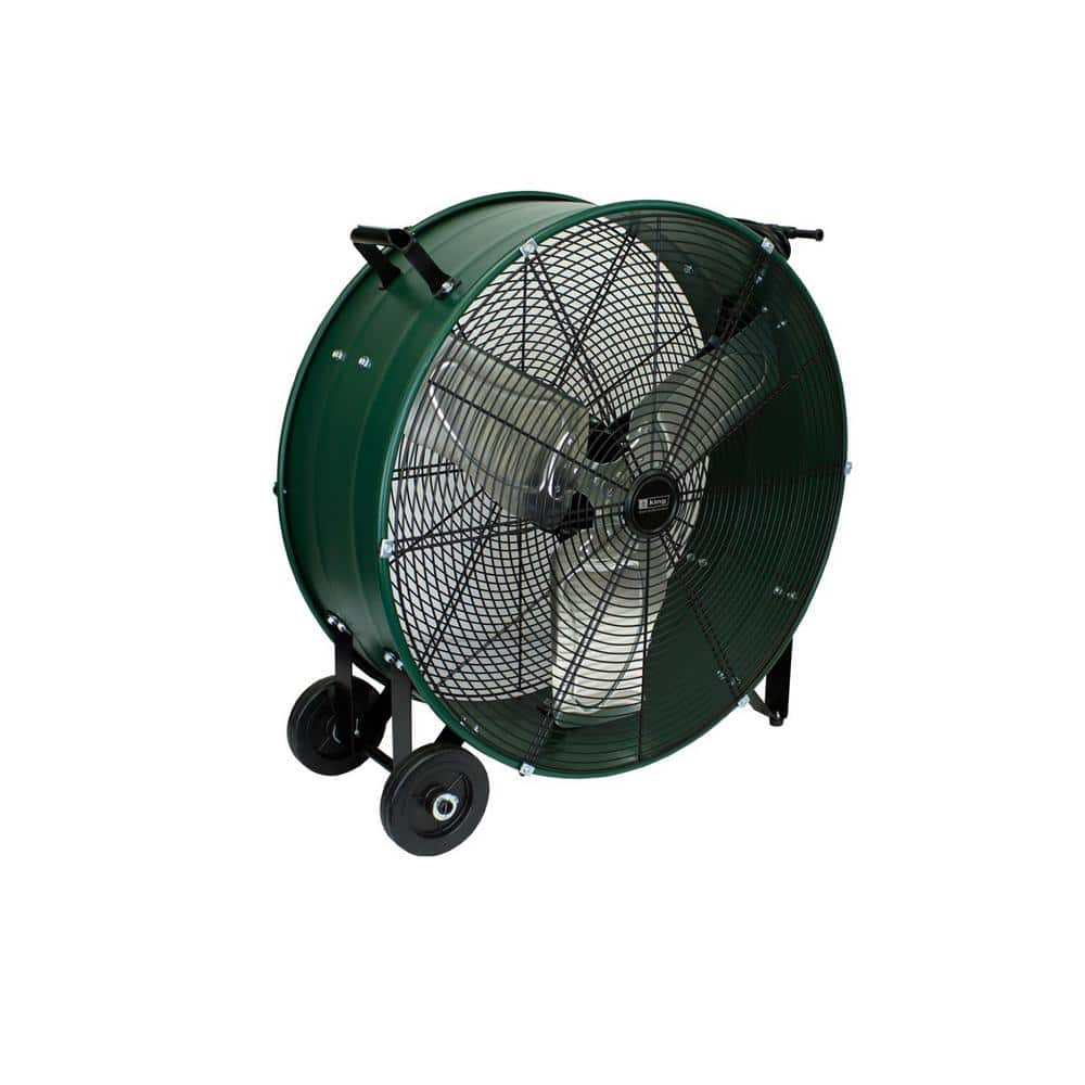 King Electric Drum Fan, 36 in. Direct Drive, Fixed