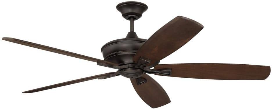 CRAFTMADE Santori 60 in. Espresso Finish Ceiling Fan w/Remote Control, Smart Wi-Fi Enabled, works with Alexa & Smart Home Devices