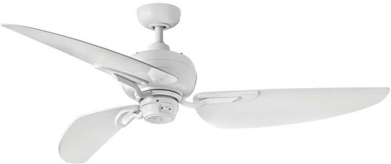 HINKLEY BIMINI 60 in. Indoor/Outdoor Appliance White Ceiling Fan with Remote Control