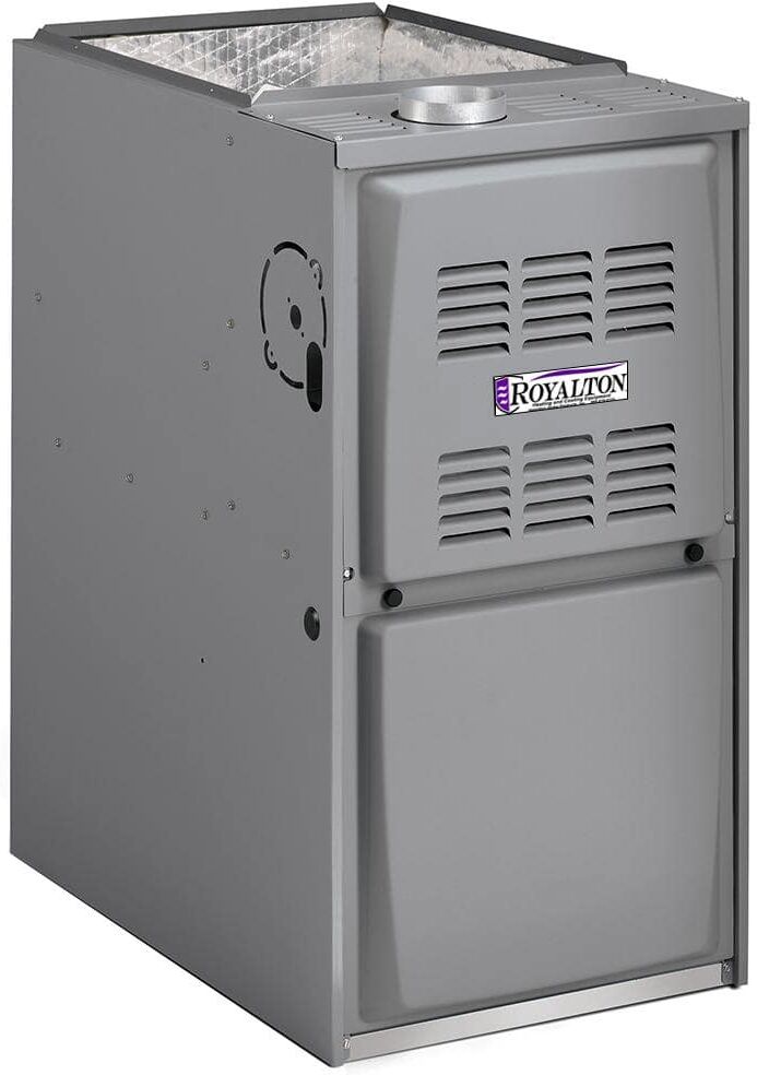 ROYALTON 44,000 BTU 80% AFUE Single-Stage Upflow/Horizntal Forced Air Natural Gas Furnace with ECM Blower Motor