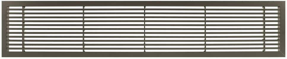 Architectural Grille AG20 Series 4 in. x 42 in. Solid Aluminum Fixed Bar Supply/Return Air Vent Grille, Antique Bronze