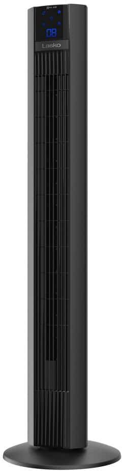 Lasko Xtra Air 48 in. 4-Speed Tower Fan in Black with Digital Display, Auto Mode, Timer and Remote Control