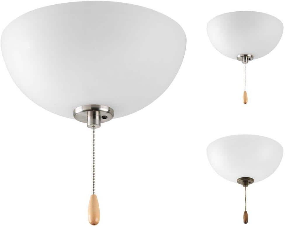 Progress Lighting Bravo Collection 2-Light Unfinished Ceiling Fan Light Kit