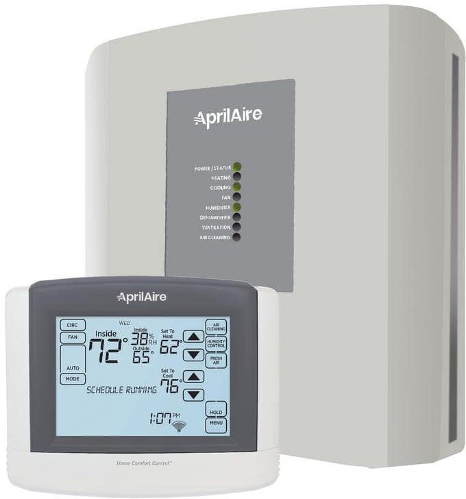 AprilAire 7-Day Universal Wi-Fi Programmable Thermostat with Large Touchscreen, Compatible with Amazon Alexa and Google Assistant