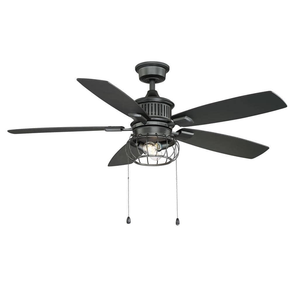 Home Decorators Collection Aldenshire 52 in. LED Indoor/Outdoor Natural Iron Ceiling Fan with Light Kit