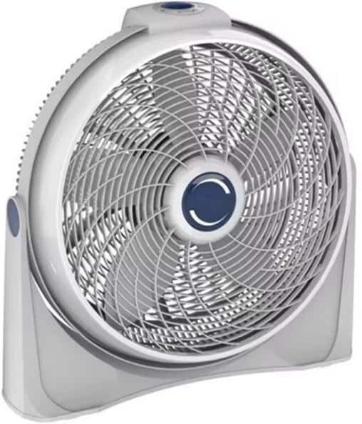 Aoibox 20 in. Cyclone Power 3-Speed Air Circulator Swivel Floor Fan Wall Mount Fan