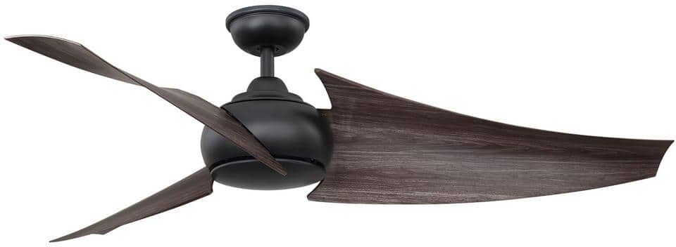 Home Decorators Collection Gainsley 60 in. Matte Black Ceiling Fan