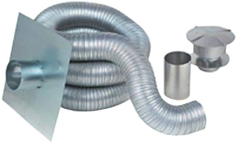 Z-Flex 4 in. x 35 ft. Gas Aluminum Chimney Liner Kit