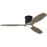 Generation Lighting Collins 52 in. Integrated LED Indoor/Outdoor Aged Pewter Smart Hugger Ceiling Fan with Light Kit and Remote