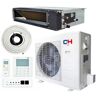 COOPER & HUNTER Sophia 18,000 BTU 1.5 Ton Ductless Mini Split 19 SEER Duct Air Conditioner with Heat Pump and Install Kit 230V