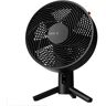 SHARPER IMAGE SPIN 12 in. Oscillating Table Fan with Remote, Black