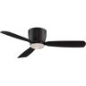 FANIMATION Embrace 52 in. Integrated LED Dark Bronze Ceiling Fan with Opal Frosted Glass Light Kit and Remote Control