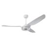 CARRO Icebreaker 60 in. Indoor/Outdoor White Smart Ceiling Fan, Dimmable LED Light and Remote, Works w/ Alexa/Google Home/Siri