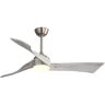 Nestfair Kemp 52 in. LED Indoor Silver Smart Ceiling Fan with 6-Speed Remote