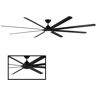 Modern Forms Hydra 120 in. 3000K Integrated LED Indoor/Outdoor Matte Black Smart Ceiling Fan with Light Kit and Wall Control