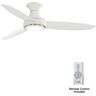 MINKA-AIRE Concept III 54 in. LED Indoor/Outdoor White Smart Ceiling Fan with Light and Remote Control