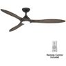 MINKA-AIRE Sleek 60 in. Integrated LED Indoor Oil Rubbed Bronze Smart Ceiling Fan with Light with Remote Control