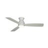 FANIMATION Hugh 52 in. Integrated LED Indoor/Outdoor Matte White Ceiling Fan with Light Kit and Remote Control