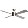 Parrot Uncle Bucholz 52 in. 4-Blade LED Chrome Ceiling Fan with Light and Remote Control