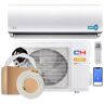 COOPER & HUNTER 18,000 BTU 1.5 Ton Sophia Hyper Ductless Mini Split Air Conditioner with Heat Pump and 16 ft. Install Kit 230-Volt