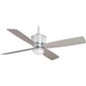 MINKA-AIRE Strata 52 in. LED Indoor/Outdoor Galvanized Ceiling Fan with Light and Remote Control