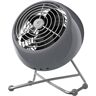 Vornado VFan Mini Modern 5 in. Personal Fan, Compact Vintage Air Circulator, Storm Gray