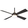 MINKA-AIRE Orb 54 in. Integrated LED Indoor Brushed Carbon Ceiling Fan with Light with Remote Control