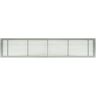 Architectural Grille AG10 Series 4 in. x 36 in. Solid Aluminum Fixed Bar Supply/Return Air Vent Grille, Brushed Satin