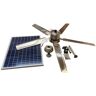 Remington Outdoor Solar Powered 52 in. 3-Speed Ceiling Fan Stainless Steel