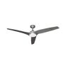 TroposAir Evolution 60 in. Integrated LED Indoor/Outdoor Brushed Nickel Ceiling Fan with Light and Remote Control