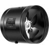 VIVOSUN 420 CFM 8 in. Inline Booster Duct Fan with Low Noise in Black