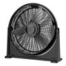 Lasko 20 in. 3 Speeds Floor Fan in Black with 90 Degrees Tilt Adjustment, Built-In Carry Handle, Wall Mountable