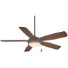 MINKA-AIRE Lun-Aire 54 in. Integrated LED Indoor Oil Rubbed Bronze Ceiling Fan with Light