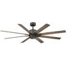 Modern Forms Renegade 52 in. Integrated LED Indoor/Outdoor Oil Rubbed Bronze 8-Blade Smart Ceiling Fan with Light Kit and Remote