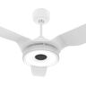 CARRO Icebreaker 52 in. Indoor/Outdoor White Smart Ceiling Fan, Dimmable LED Light and Remote, Works w/ Alexa/Google Home/Siri